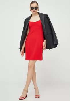 MICHAEL Michael Kors rochie culoarea rosu, mini, drept imagine