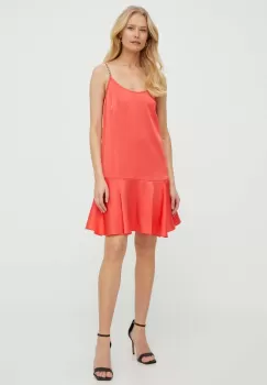 MICHAEL Michael Kors rochie culoarea rosu, mini, evazati imagine