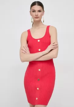 MICHAEL Michael Kors rochie culoarea rosu, mini, mulata imagine