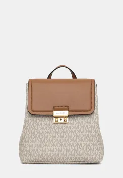 MICHAEL Michael Kors rucsac culoarea bej, mic, cu model, 30F5G2RB1B imagine