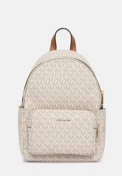 MICHAEL Michael Kors rucsac TANNER culoarea bej, mic, cu imprimeu, 30T5GTNB2B imagine
