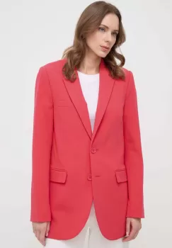 MICHAEL Michael Kors sacou culoarea portocaliu, un singur rand de nasturi, neted imagine
