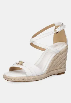 MICHAEL Michael Kors sandale de piele Mandy culoarea alb, 40R5MAMS2L.085 imagine
