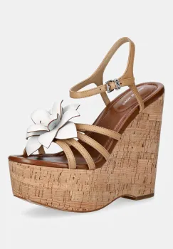 MICHAEL Michael Kors sandale din piele Jacie Wedge imagine
