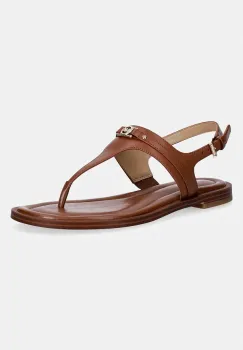 MICHAEL Michael Kors sandale pentru femei, din piele Mandy Thong Sandal imagine