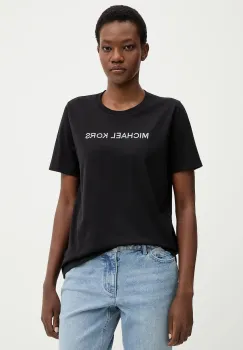 MICHAEL Michael Kors tricou din bumbac culoarea negru, MR651QP97J imagine