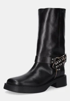 Miista cizme de piele Maitea culoarea negru, cu toc drept, E8_3951 imagine