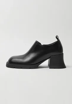 Miista pantofi de piele Henar culoarea negru, toc pana, E8_3896 imagine