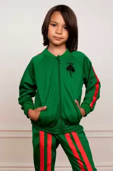 Mini Rodini bluza copii culoarea verde, cu imprimeu imagine