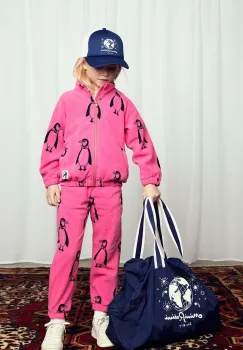 Mini Rodini bluza copii Penguin culoarea roz, modelator, 1100009128 imagine