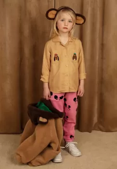 Mini Rodini camasa copii culoarea bej imagine