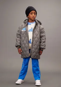 Mini Rodini geaca copii Dino culoarea gri, 25710103 imagine