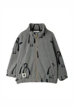 Mini Rodini geaca copii Penguin culoarea gri, 11000091 imagine