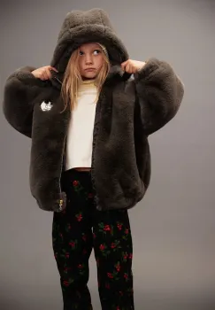 Mini Rodini geaca copii Ritzratz culoarea gri, 25710107 imagine