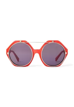 Mini Rodini ochelari de soare copii culoarea rosu imagine
