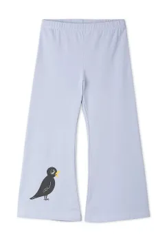 Mini Rodini pantaloni de trening pentru copii Birds culoarea violet, cu imprimeu, 2563011645 imagine