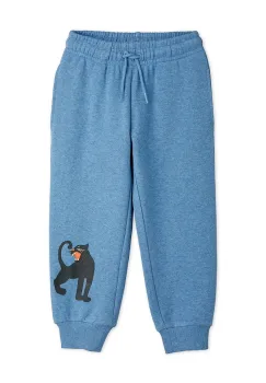 Mini Rodini pantaloni de trening pentru copii Panther cu imprimeu, 1100030060 imagine