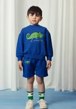 Mini Rodini pantaloni scurti din bumbac pentru copii Lizard 2523015460 imagine
