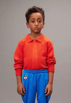 Mini Rodini pulover de lana pentru copii rosu 25720125 imagine