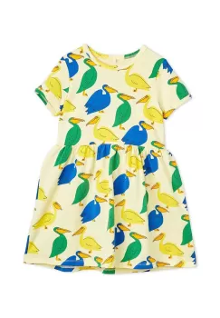 Mini Rodini rochie fete culoarea galben, mini, evazati imagine