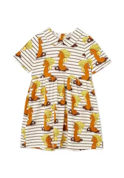 Mini Rodini rochie fete culoarea maro, mini, evazati imagine