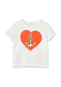 Mini Rodini tricou copii culoarea alb, cu imprimeu imagine