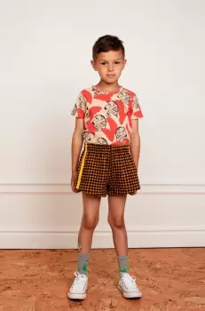 Mini Rodini tricou copii culoarea rosu, modelator imagine