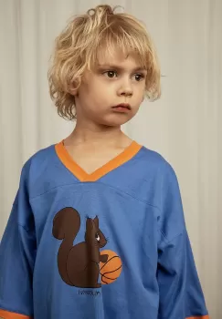 Mini Rodini tricou de bumbac pentru copii cu imprimeu imagine