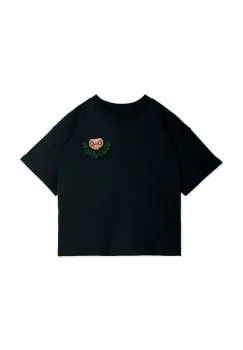 Mini Rodini tricou de bumbac pentru copii E.T. culoarea negru, cu imprimeu, 25820102 imagine