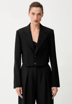 Miss Sixty geaca de lana culoarea negru, un singur rand de nasturi, uni, 6S3WJ50300 imagine