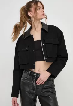 Miss Sixty geaca jeans femei, culoarea negru, de tranzitie imagine