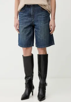 Miss Sixty pantaloni scurti jeans uni, high waist, 6S3JJ47000 imagine