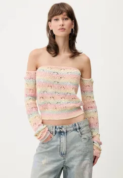 Miss Sixty pulover culoarea galben, light, 6S2RJ06700 imagine