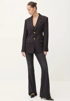 Miss Sixty sacou culoarea negru, un singur rand de nasturi, neted, 6L3WJ0040000 imagine