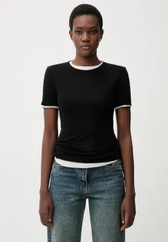 Miss Sixty tricou din amestec de lana 2-pack culoarea negru, 6S3SJ35400 imagine