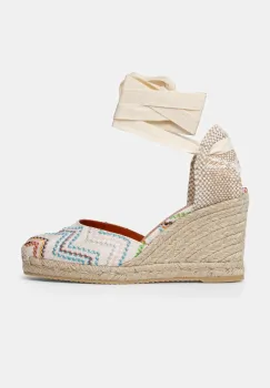 Missoni espadrile Eva 80 toc pana, MWB008_081 imagine