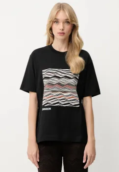 Missoni tricou din bumbac culoarea negru, DS25WL06.BJ00PJ imagine
