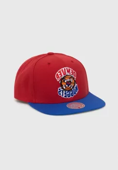 Mitchell&Ness sapca Denver Nuggets culoarea rosu, modelator imagine