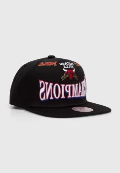 Mitchell&Ness sapca din amestec de lana culoarea negru, cu imprimeu imagine