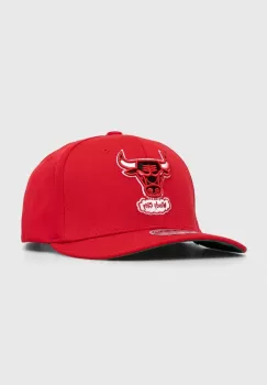 Mitchell&Ness sapca din amestec de lana culoarea rosu, cu imprimeu imagine