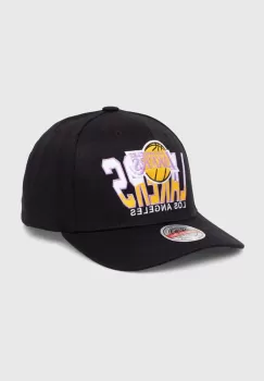 Mitchell&Ness sapca din amestec de lana NBA LOS ANGELES LAKERS culoarea negru, cu imprimeu imagine
