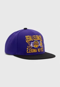 Mitchell&Ness sapca NBA LOS ANGELES LAKERS culoarea violet, cu imprimeu imagine