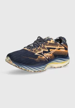 Mizuno pantofi de alergat Wave Rider 27 x Roxy culoarea albastru marin, J1GD2358 imagine