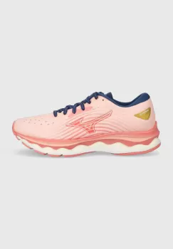 Mizuno pantofi de alergat Wave Sky 6 culoarea portocaliu imagine