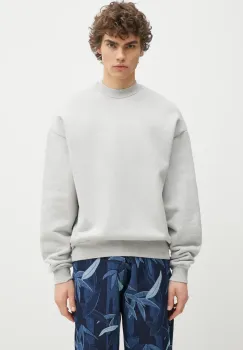 MKI MIYUKI ZOKU hanorac de bumbac 800 Gsm Superweight Crewneck barbati, culoarea gri, neted, 800.GSM.SUPERWEIGHT.CRE imagine