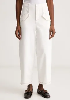 MM by Max Mara  blugi tapered pentru femei MMLZUPPA imagine