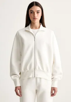 MM by Max Mara hanorac cu fermoar pentru femei cu bumbac MMLVOLUME imagine