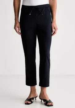 MM by Max Mara pantaloni pentru femei din bumbac cu elastan MMLMARA imagine