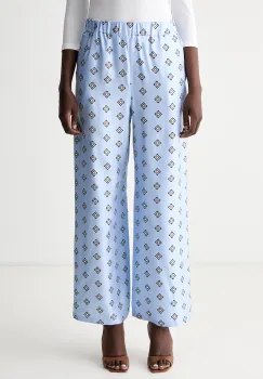 MM by Max Mara pantaloni pentru femei din matase MMLADATTI imagine