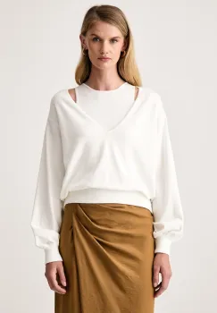 MM by Max Mara pulover pentru femei cu vascoza MMLOTTONE imagine